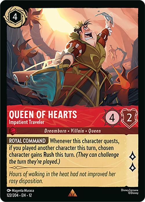 Queen of Hearts, Impatient Traveler 122/204 (Wilds Unknown)  | Good Games Adelaide SA