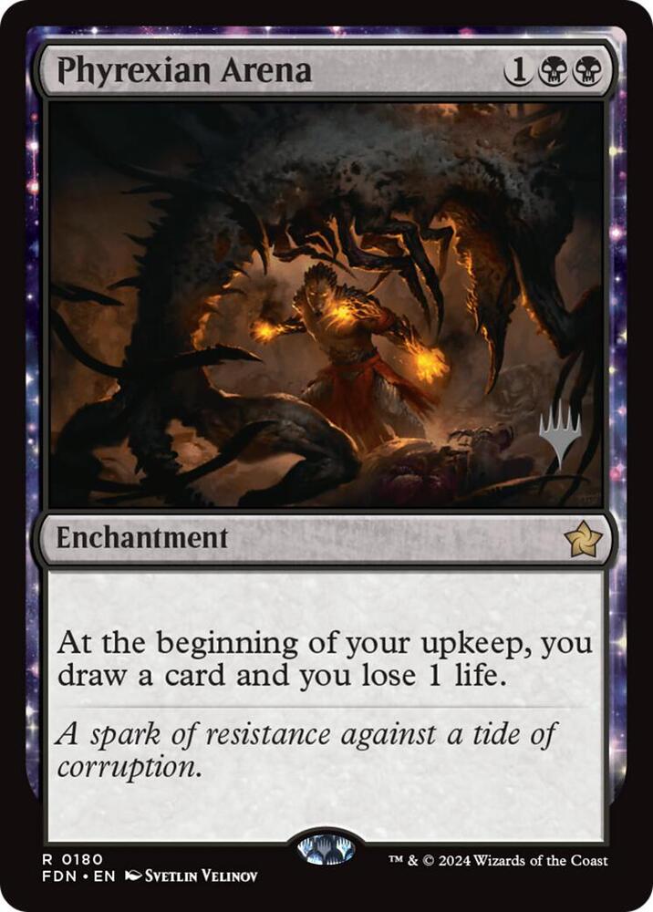 Phyrexian Arena 180 (Promo Pack: Secrets of Strixhaven)  - Foil | Good Games Adelaide SA