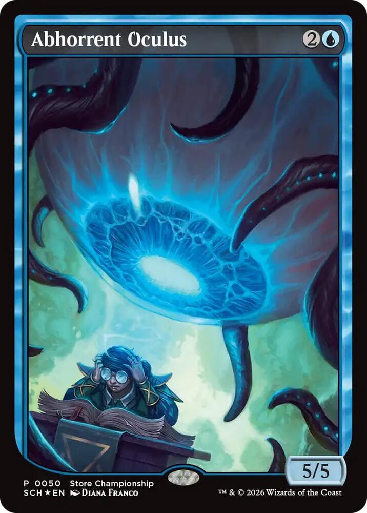 Abhorrent Oculus 50 (Game Day & Store Championship Promos)  - Textless Foil | Good Games Adelaide SA