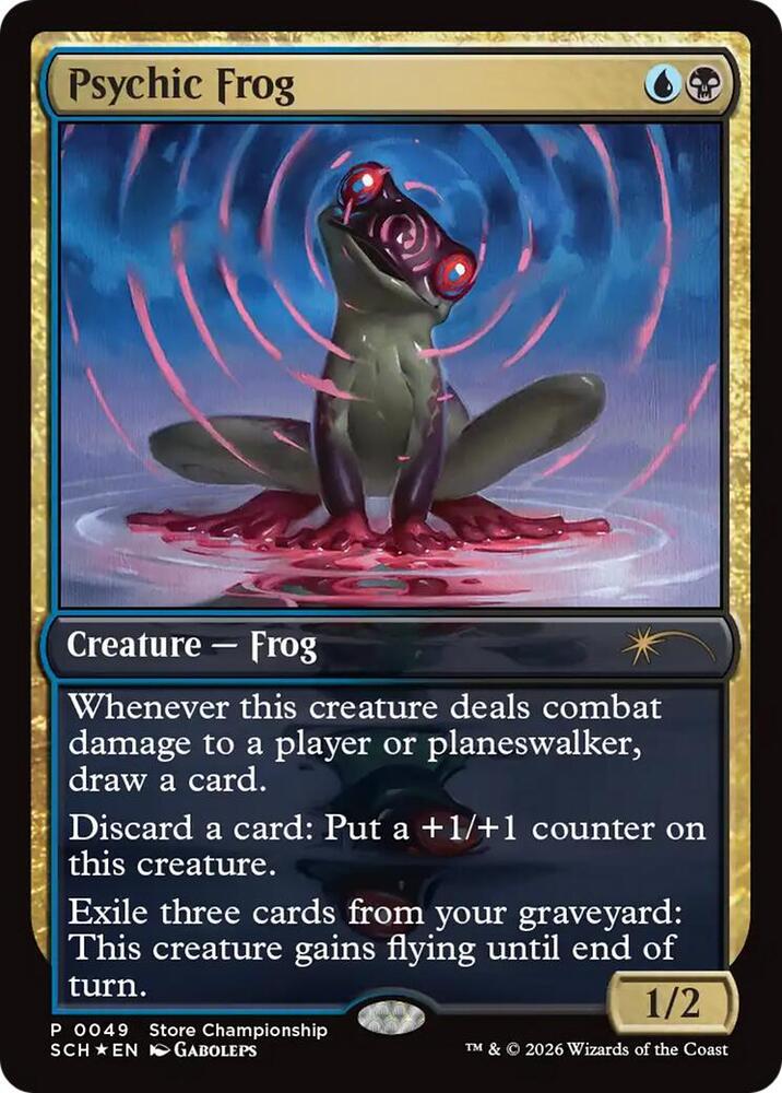 Psychic Frog 49 (Game Day & Store Championship Promos)  - Foil | Good Games Adelaide SA