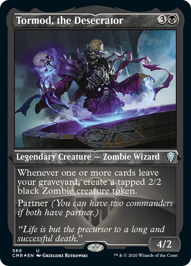 Tormod, the Desecrator 569 (Commander Legends)  - Etched Foil | Good Games Adelaide SA