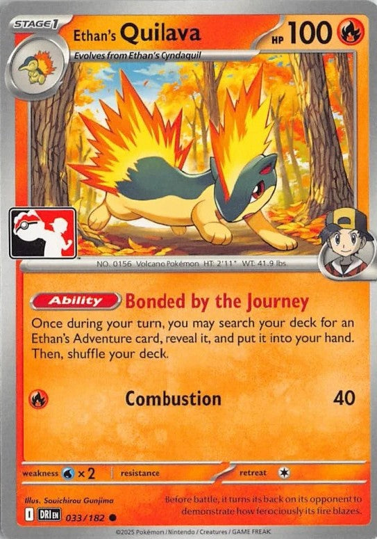 Ethan's Quilava Series 8 033/182 (Prize Pack Series Cards)  | Good Games Adelaide SA