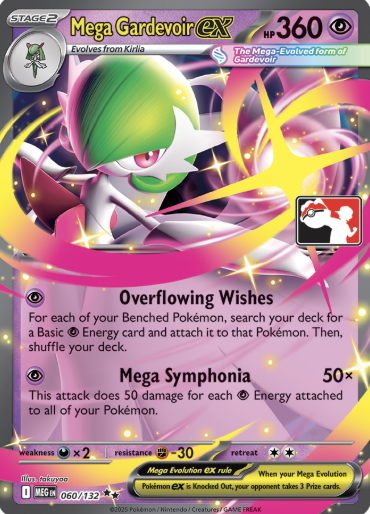 Mega Gardevoir ex Series 8 060/132 (Prize Pack Series Cards)  - Holofoil | Good Games Adelaide SA