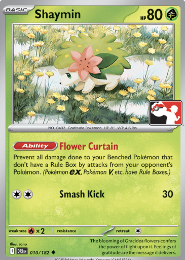 Shaymin Series 8 010/182 (Prize Pack Series Cards)  | Good Games Adelaide SA