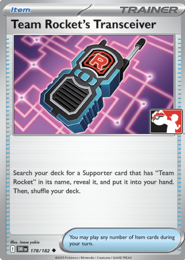 Team Rocket's Transceiver Series 8 178/182 (Prize Pack Series Cards)  | Good Games Adelaide SA