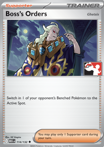 Boss's Orders Series 8 114/132 (Prize Pack Series Cards)  - Holofoil | Good Games Adelaide SA