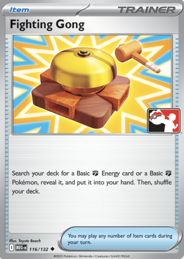 Fighting Gong Series 8 116/132 (Prize Pack Series Cards)  - Holofoil | Good Games Adelaide SA