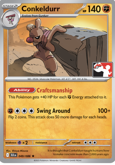 Conkeldurr Series 8 049/086 (Prize Pack Series Cards)  | Good Games Adelaide SA