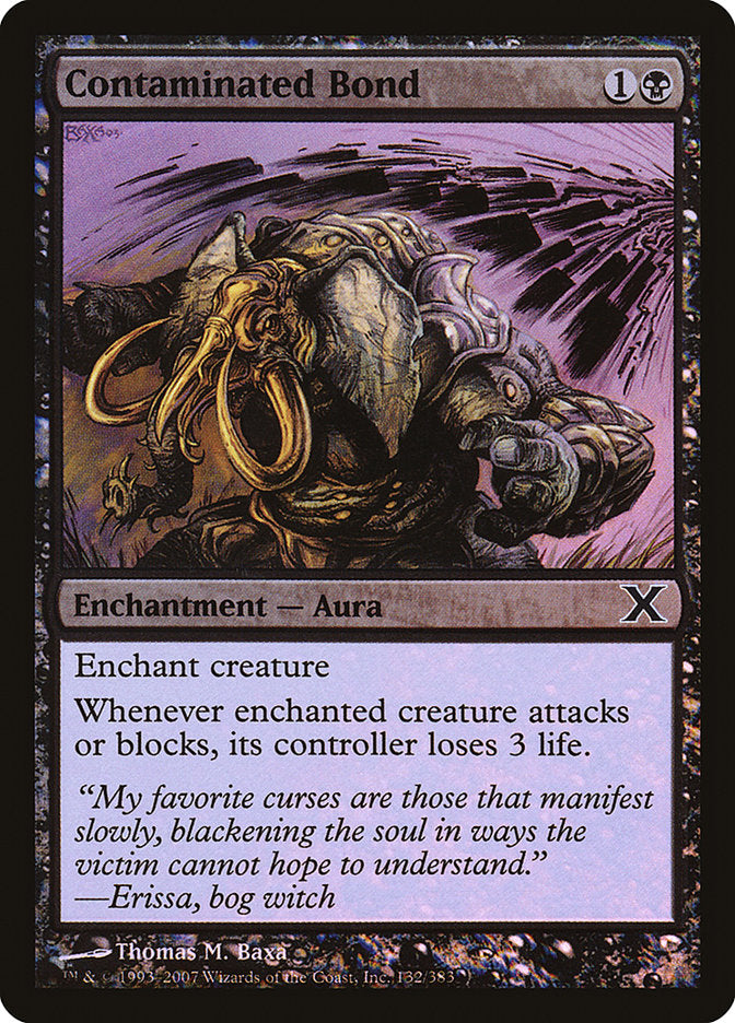 Contaminated Bond 132 (10th Edition)  - Foil | Good Games Adelaide SA