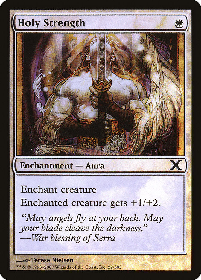 Holy Strength 22 (10th Edition)  - Foil | Good Games Adelaide SA
