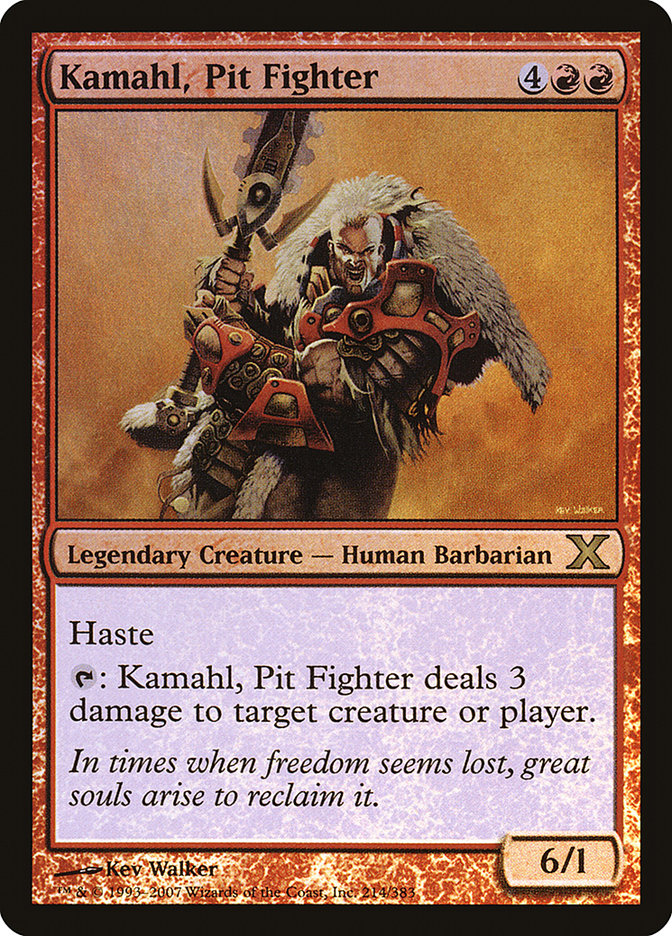 Kamahl, Pit Fighter 214 (10th Edition)  - Foil | Good Games Adelaide SA