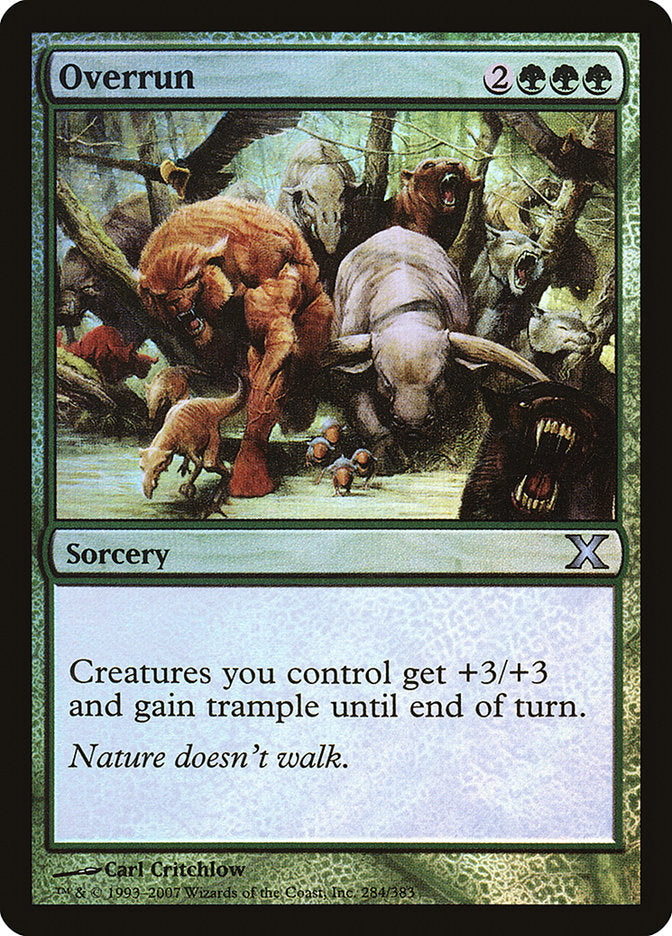 Overrun 284 (10th Edition)  - Foil | Good Games Adelaide SA