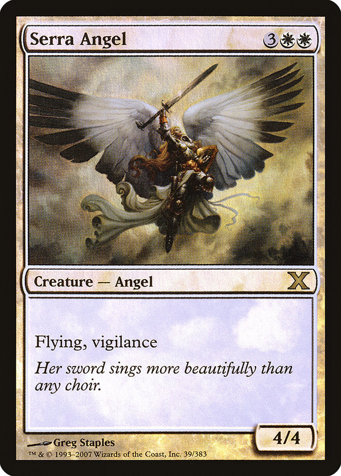Serra Angel 39 (10th Edition)  - Foil | Good Games Adelaide SA