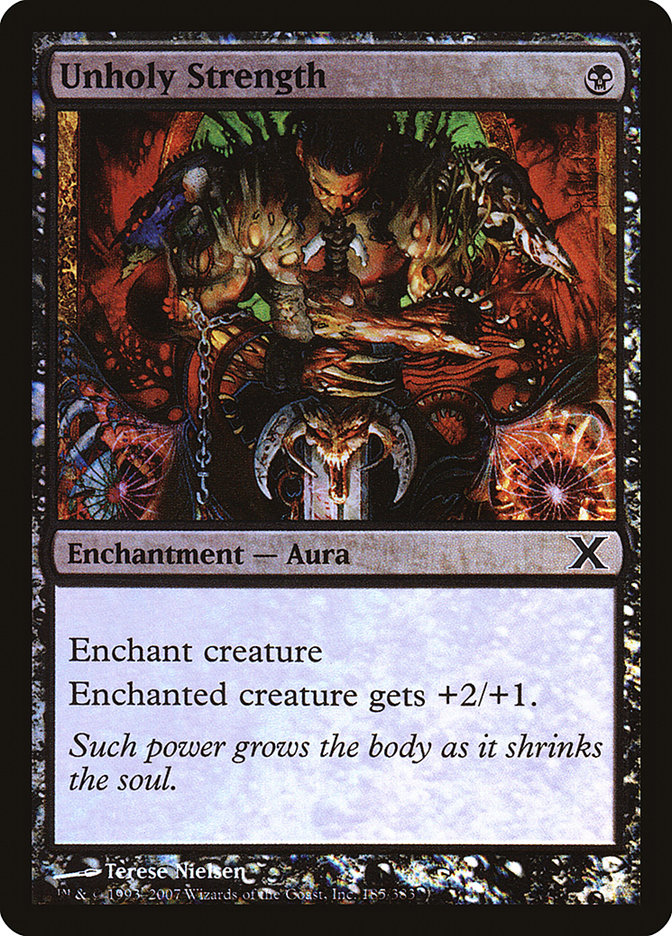 Unholy Strength 185 (10th Edition)  - Foil | Good Games Adelaide SA