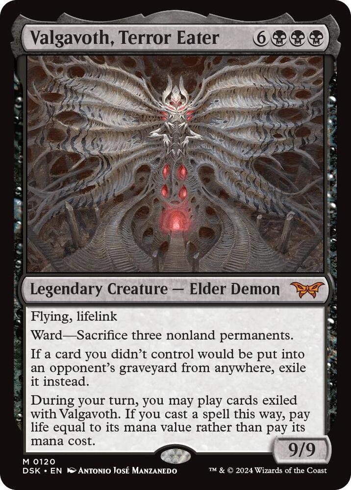 Valgavoth Terror Eater 120 (Duskmourn: House of Horror)  - Foil | Good Games Adelaide SA