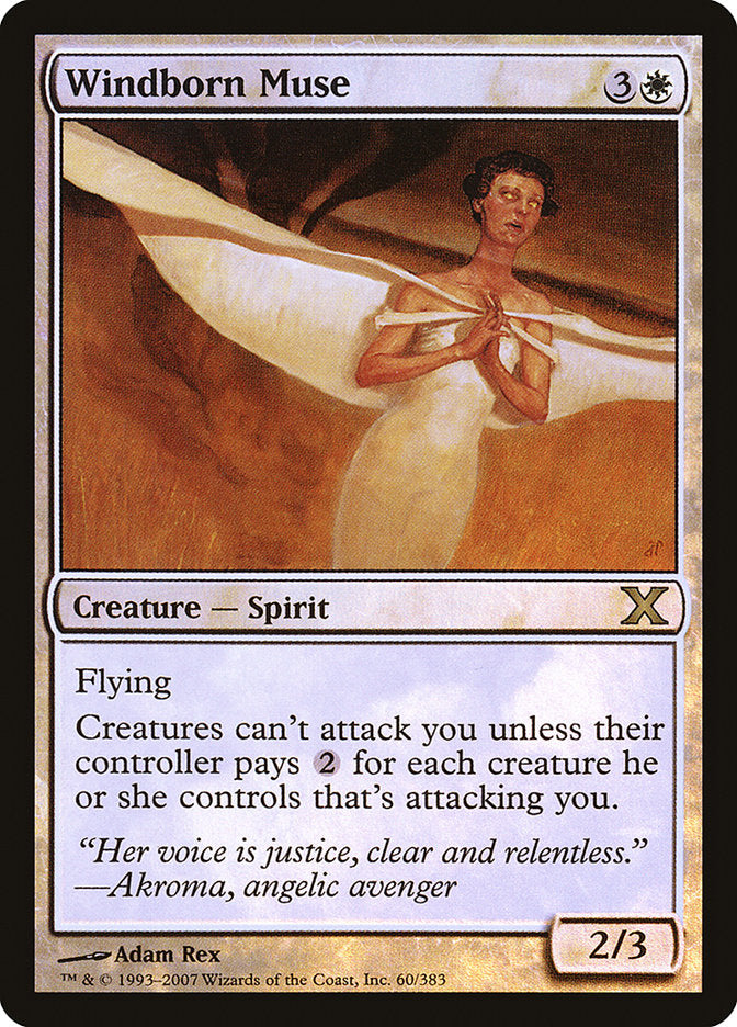 Windborn Muse 60 (10th Edition)  - Foil | Good Games Adelaide SA