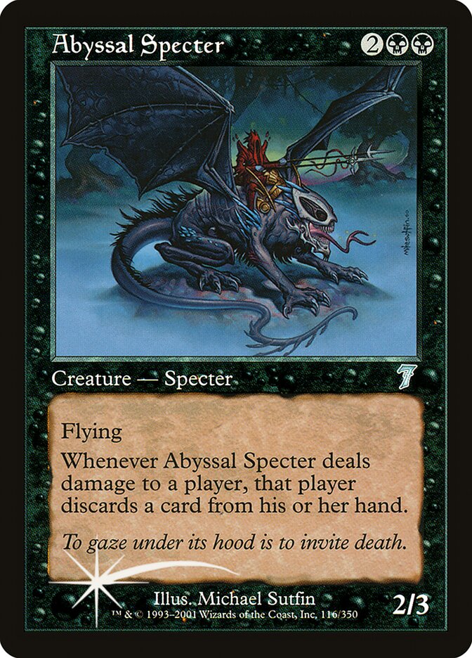 Abyssal Specter 116 (7th Edition)  - Foil | Good Games Adelaide SA