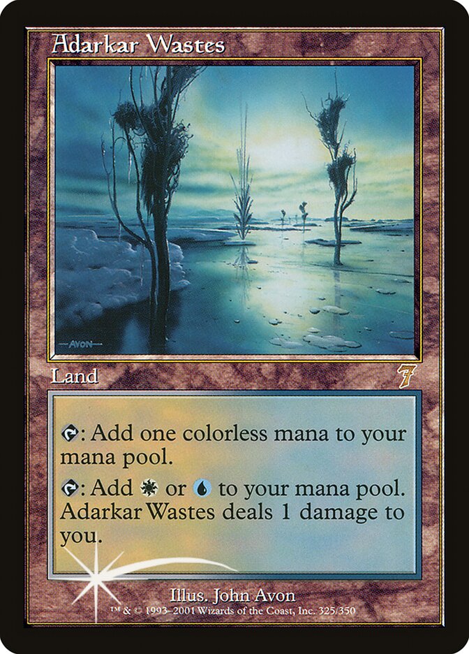 Adarkar Wastes 325 (7th Edition)  - Foil | Good Games Adelaide SA
