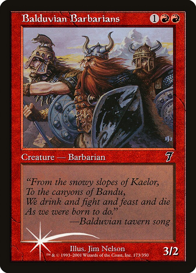 Balduvian Barbarians 173 (7th Edition)  - Foil | Good Games Adelaide SA