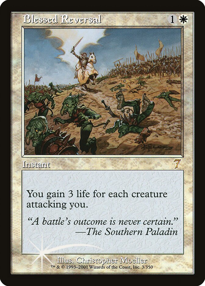 Blessed Reversal 3 (7th Edition)  - Foil | Good Games Adelaide SA