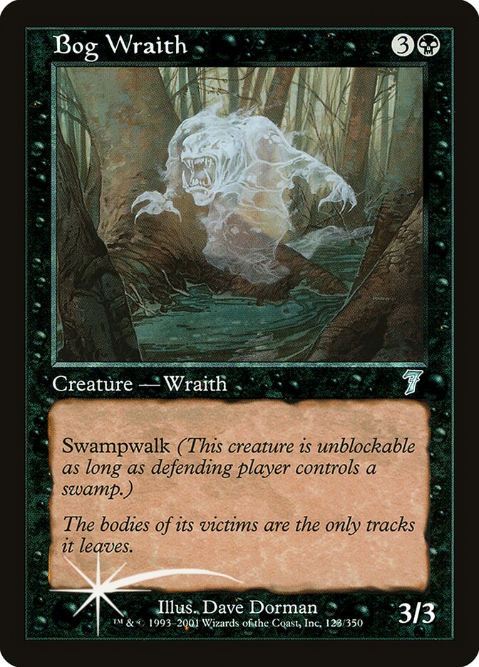 Bog Wraith 123 (7th Edition)  - Foil | Good Games Adelaide SA