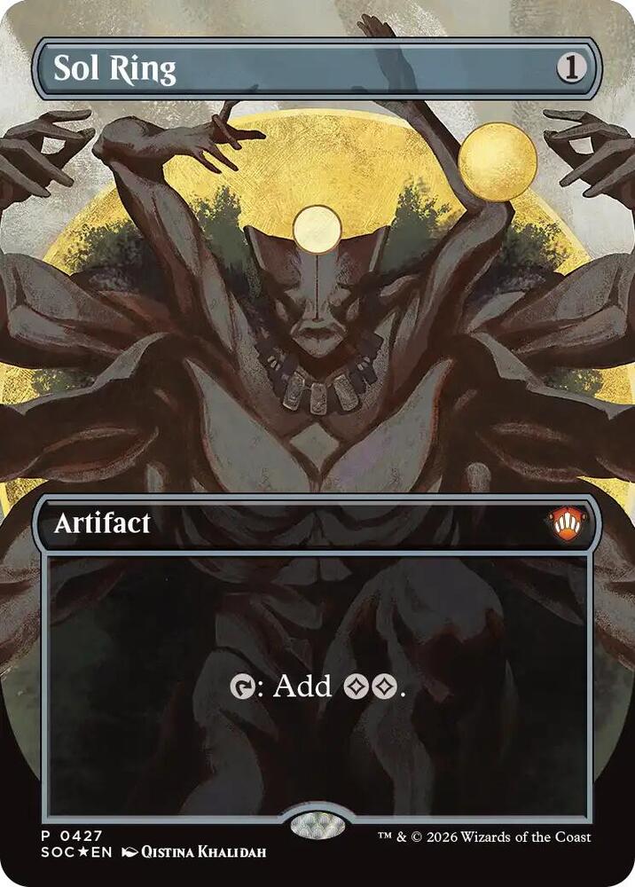 Sol Ring Borderless 427 ()  - Foil | Good Games Adelaide SA