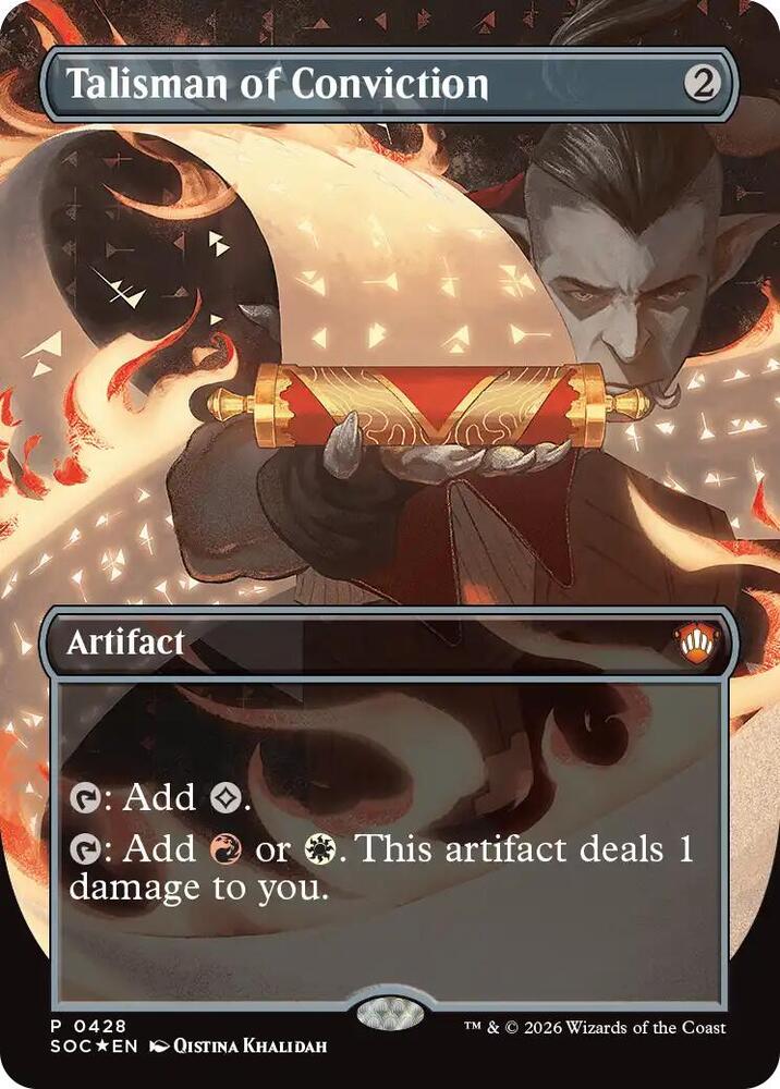 Talisman of Conviction Borderless 428 ()  - Foil | Good Games Adelaide SA