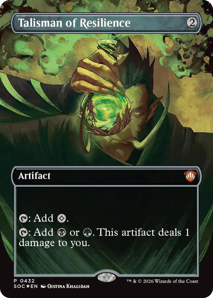 Talisman of Resilience Borderless 432 ()  - Foil | Good Games Adelaide SA