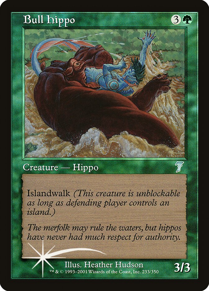 Bull Hippo 233 (7th Edition)  - Foil | Good Games Adelaide SA