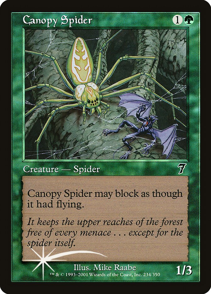 Canopy Spider 234 (7th Edition)  - Foil | Good Games Adelaide SA