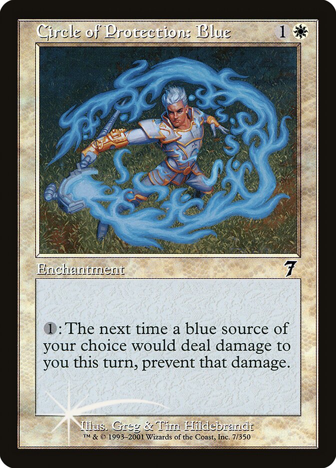 Circle of Protection: Blue 7 (7th Edition)  - Foil | Good Games Adelaide SA