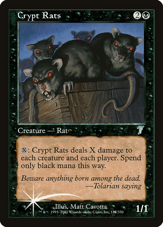 Crypt Rats 125 (7th Edition)  - Foil | Good Games Adelaide SA