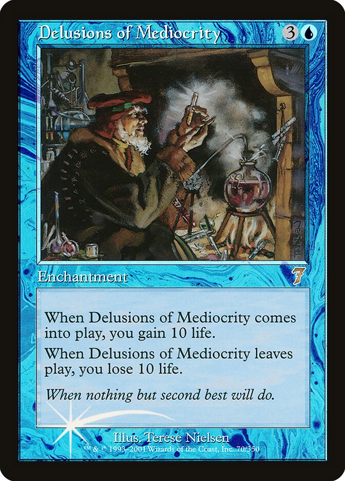 Delusions of Mediocrity 70 (7th Edition)  - Foil | Good Games Adelaide SA