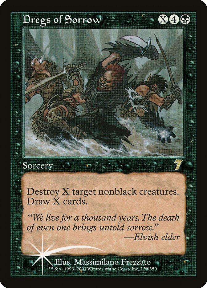 Dregs of Sorrow 129 (7th Edition)  - Foil | Good Games Adelaide SA