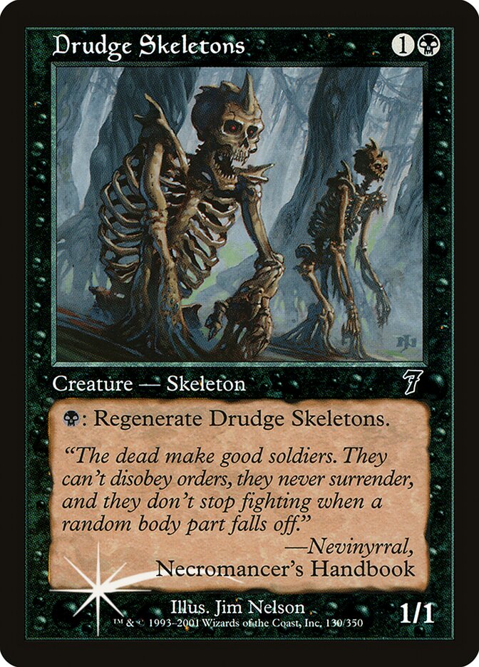 Drudge Skeletons 130 (7th Edition)  - Foil | Good Games Adelaide SA