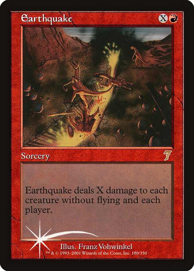 Earthquake 180 (7th Edition)  - Foil | Good Games Adelaide SA