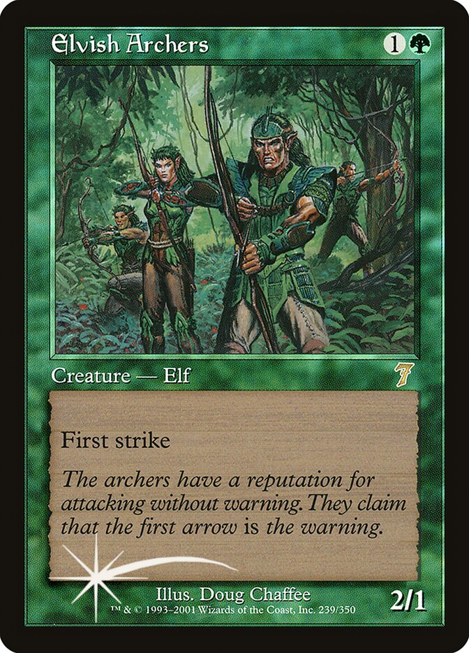 Elvish Archers 239 (7th Edition)  - Foil | Good Games Adelaide SA