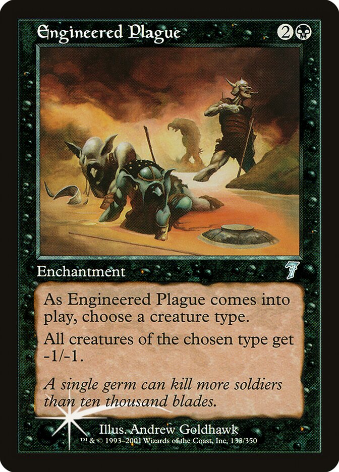 Engineered Plague 133 (7th Edition)  - Foil | Good Games Adelaide SA