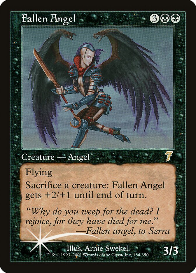 Fallen Angel 134 (7th Edition)  - Foil | Good Games Adelaide SA