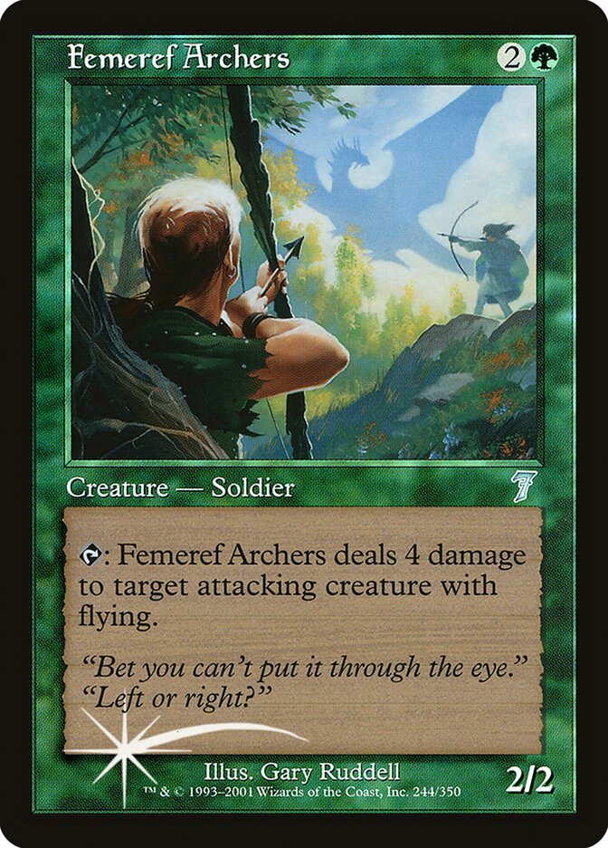 Femeref Archers 244 (7th Edition)  - Foil | Good Games Adelaide SA
