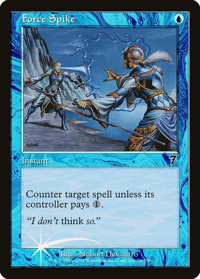 Force Spike 76 (7th Edition)  - Foil | Good Games Adelaide SA