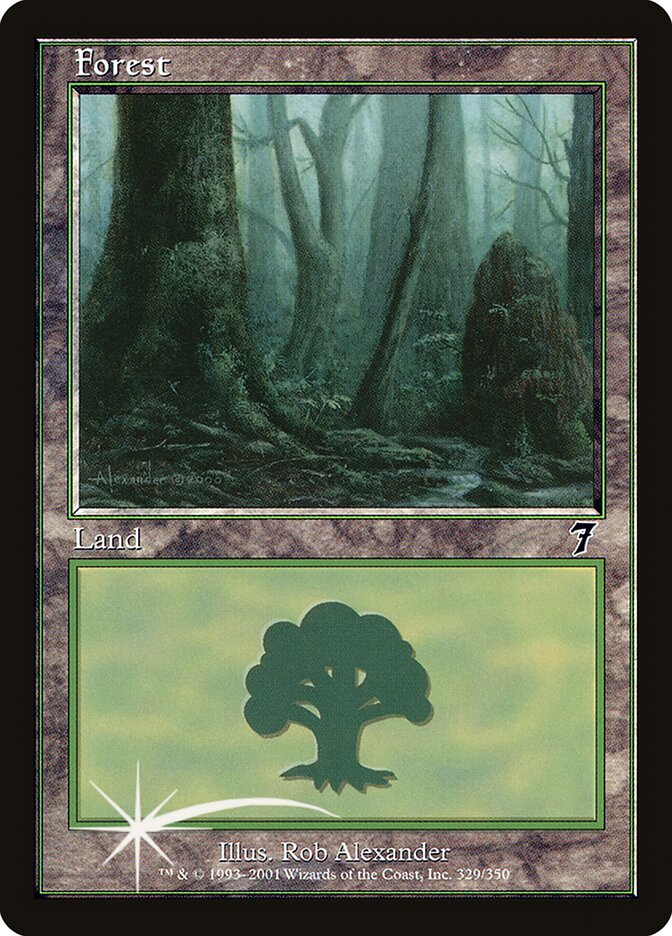 Forest 329 (7th Edition)  - Foil | Good Games Adelaide SA