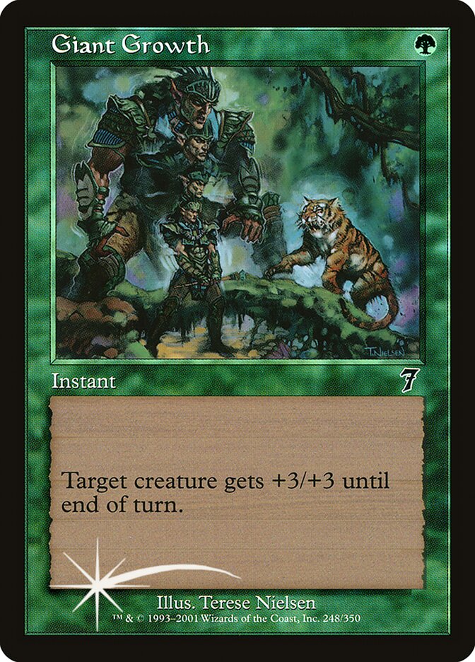 Giant Growth 248 (7th Edition)  - Foil | Good Games Adelaide SA