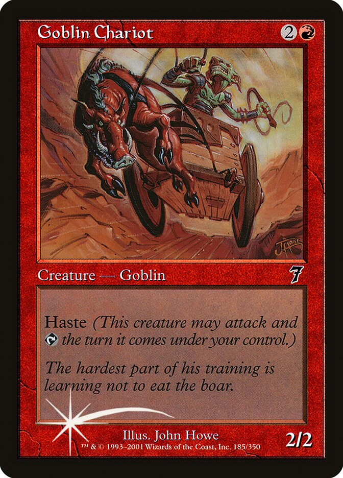Goblin Chariot 185 (7th Edition)  - Foil | Good Games Adelaide SA