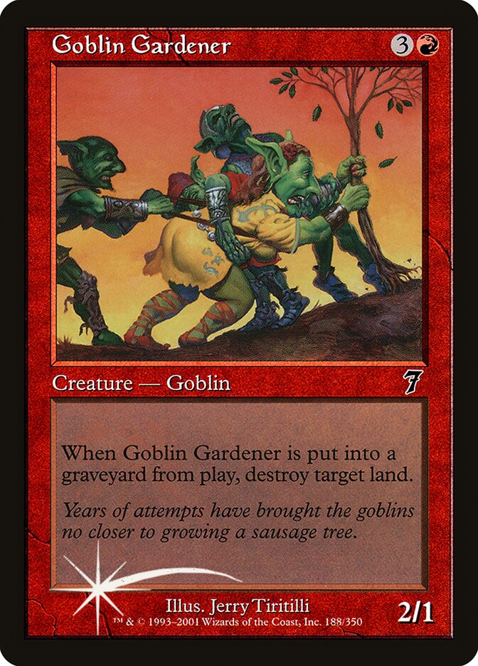 Goblin Gardener 188 (7th Edition)  - Foil | Good Games Adelaide SA