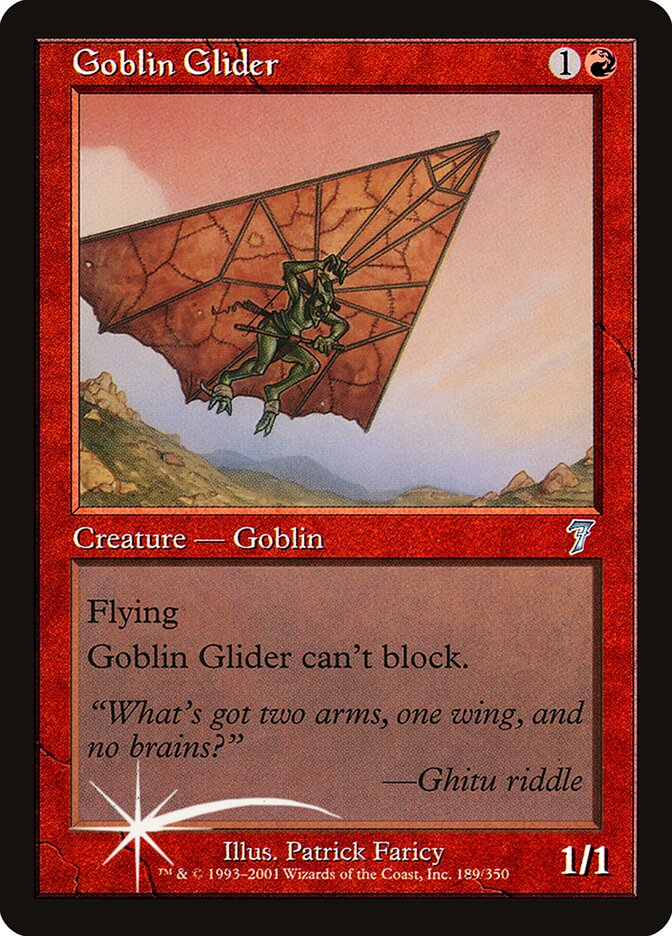Goblin Glider 189 (7th Edition)  - Foil | Good Games Adelaide SA