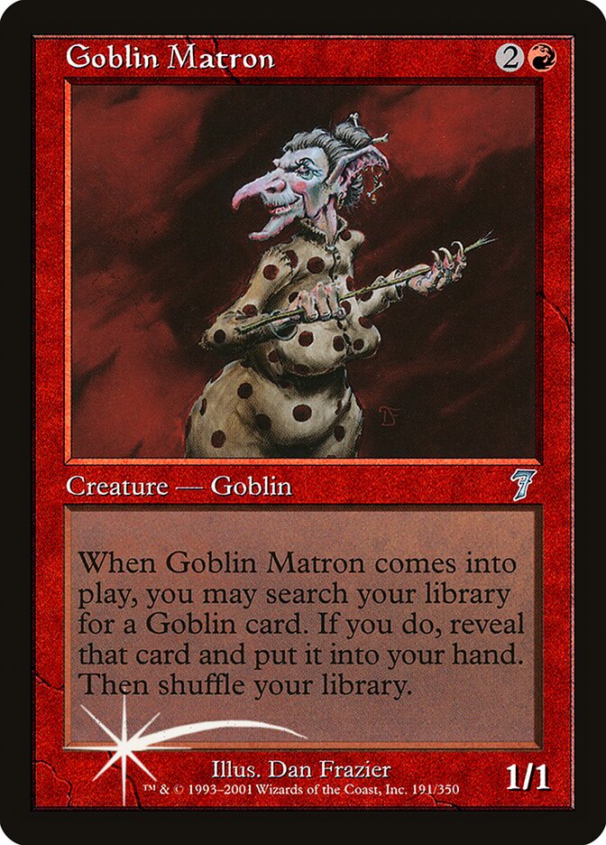 Goblin Matron 191 (7th Edition)  - Foil | Good Games Adelaide SA