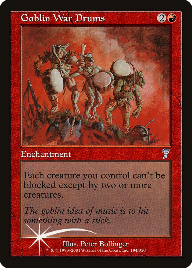 Goblin War Drums 194 (7th Edition)  - Foil | Good Games Adelaide SA