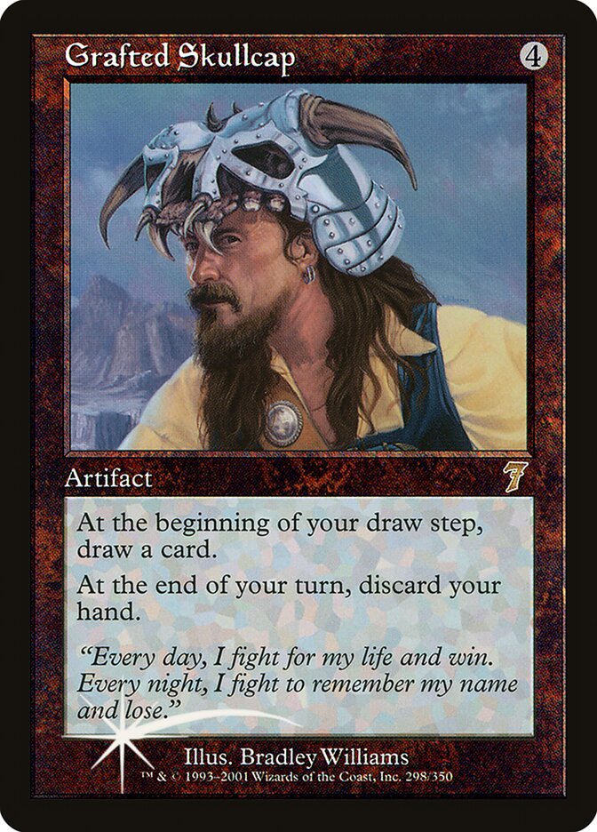 Grafted Skullcap 298 (7th Edition)  - Foil | Good Games Adelaide SA