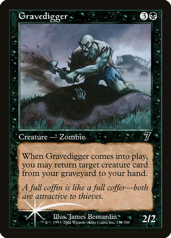Gravedigger 139 (7th Edition)  - Foil | Good Games Adelaide SA